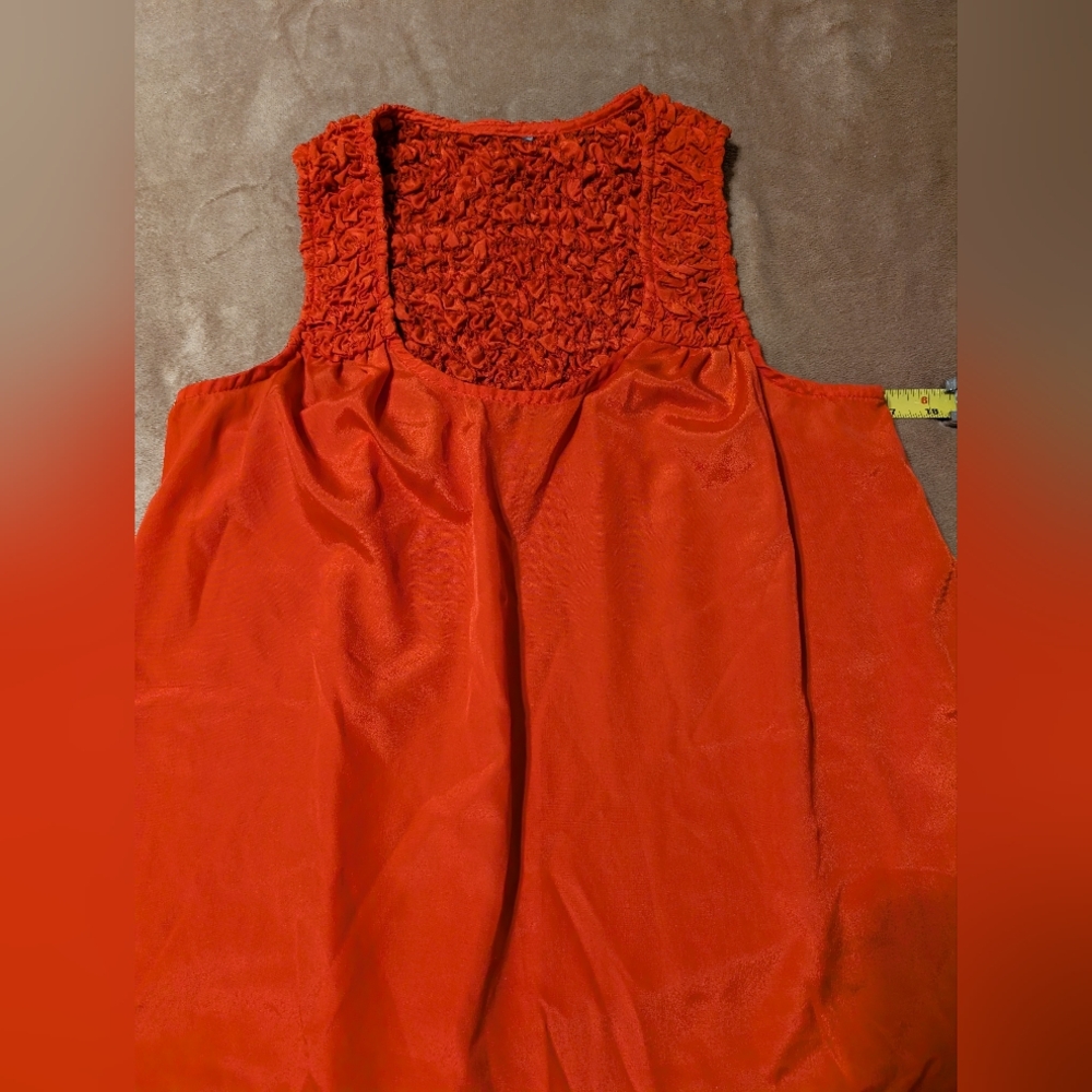 MAEVE Anthropologie Beautiful Red Sleeveless Top